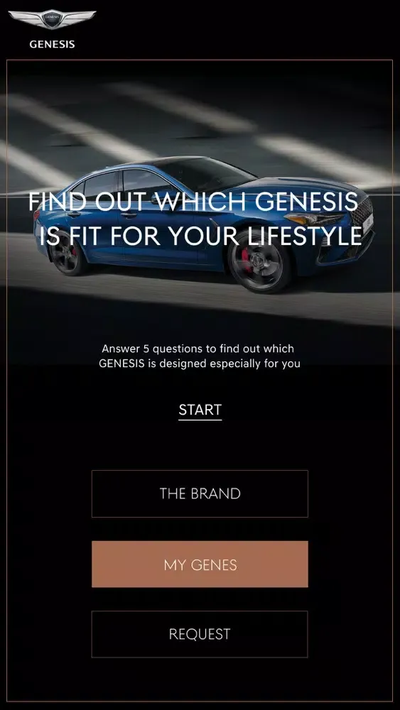 ภาพหน้าจอของ My Genesis App