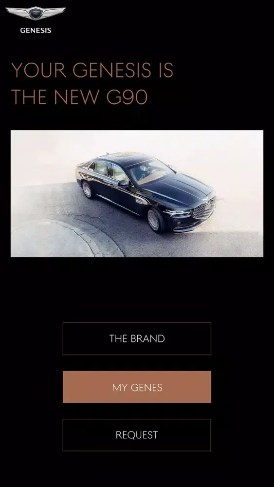 ภาพหน้าจอของ My Genesis App