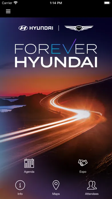 Capturas de tela do Hyundai and Genesis HQ Events
