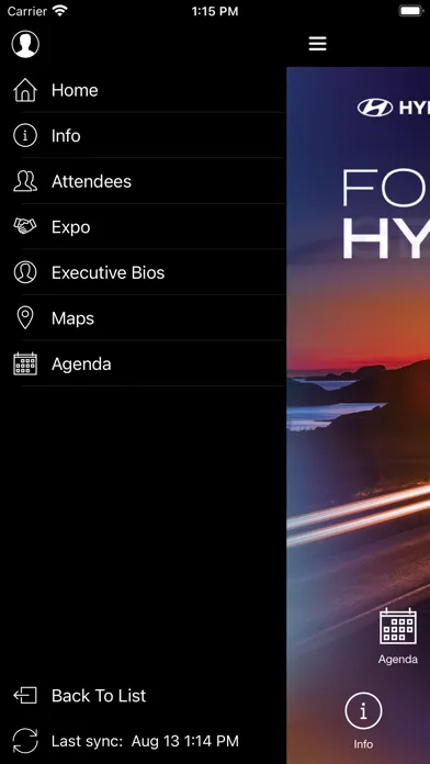 Capturas de tela do Hyundai and Genesis HQ Events