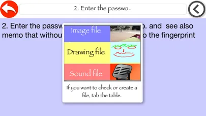 Tangkapan skrin FingerID Password Memo