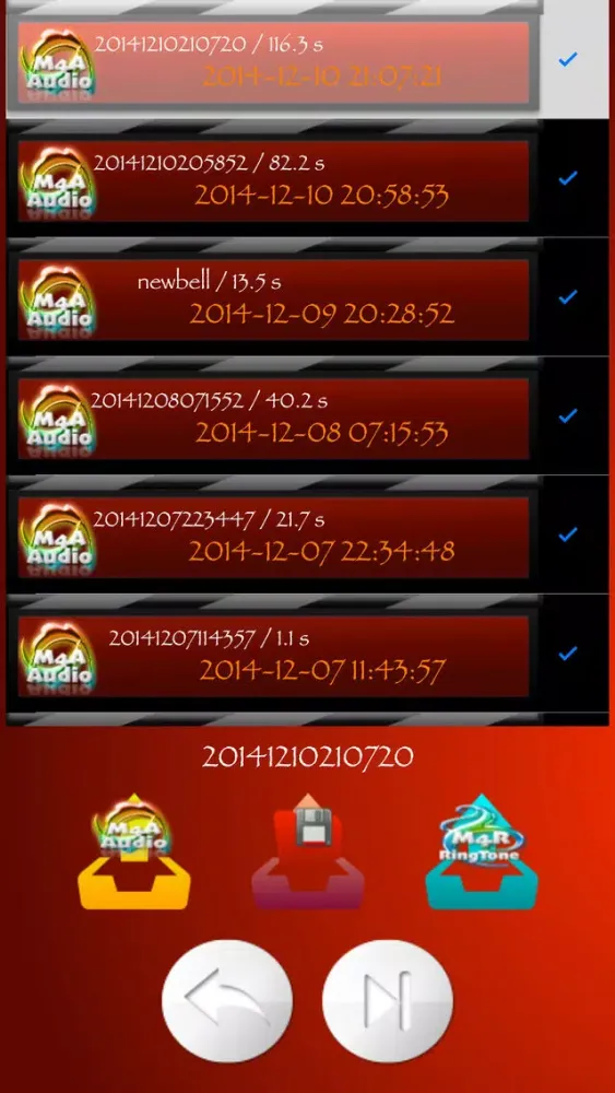 MP3 Alter - Ringtone, m4a sound file from mp3 file - modulated & edited / send to others directly Screenshots