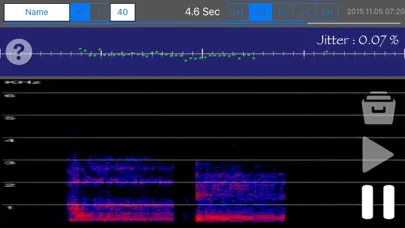 Captures d'écran de Voice Stability Test