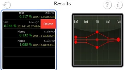 Captures d'écran de Voice Stability Test