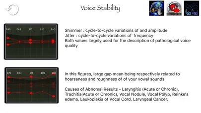 Captures d'écran de Voice Stability Test
