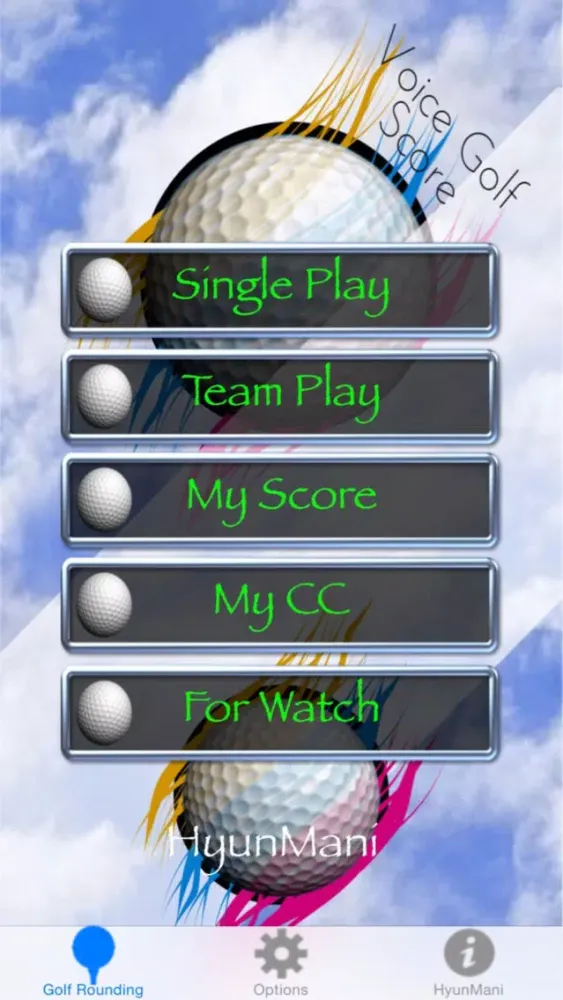 Screenshot di Voice Golf Score IAP