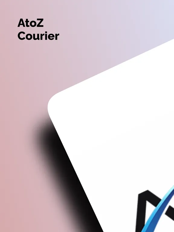 A to Z Courier iPad  سکرین شاٹس