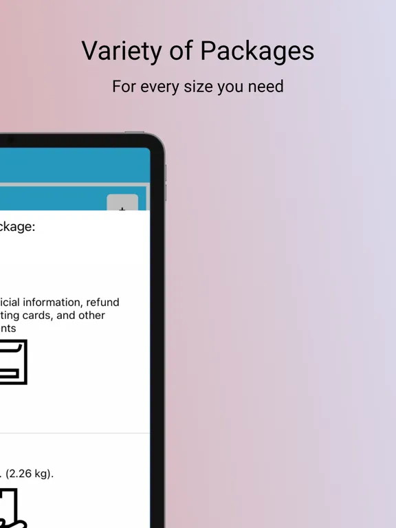 A to Z Courier iPad  سکرین شاٹس