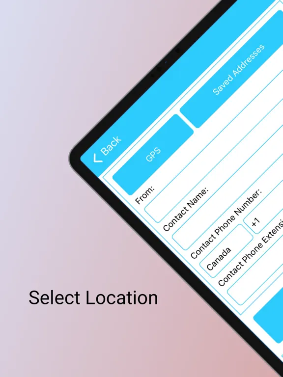 A to Z Courier iPad  سکرین شاٹس