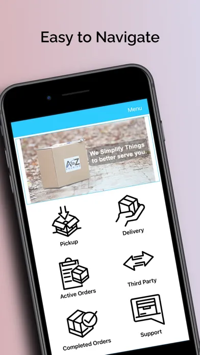 A to Z Courier سکرین شاٹس