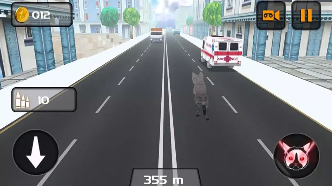 ภาพหน้าจอของ Kitty Cat Rush 3D Game