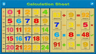 Calculation Sheet スクリーンショット