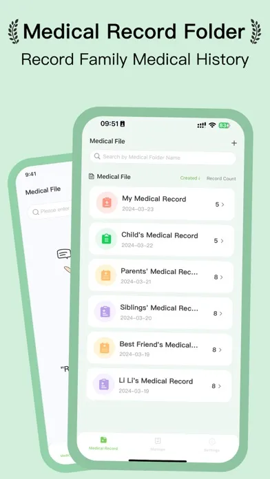 Electronic medical record应用截图