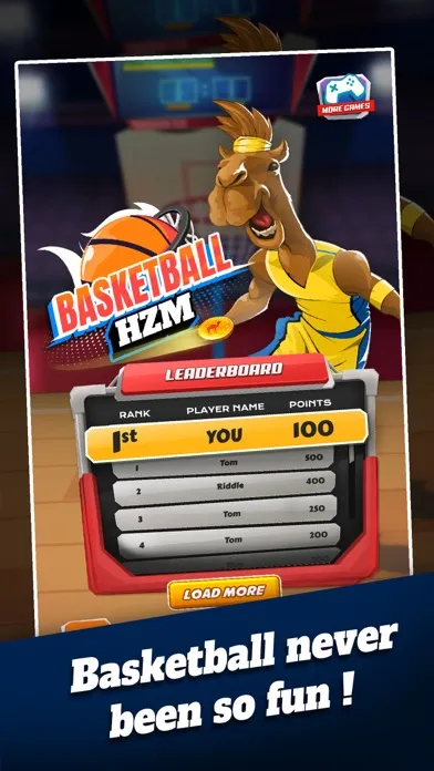 Captures d'écran de HZM Basketball