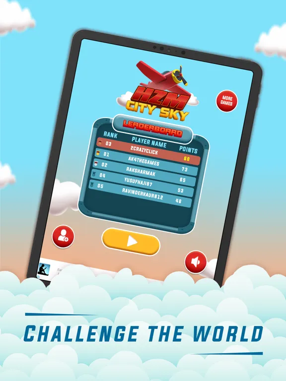 Capturas de tela do HZM City Sky iPad 