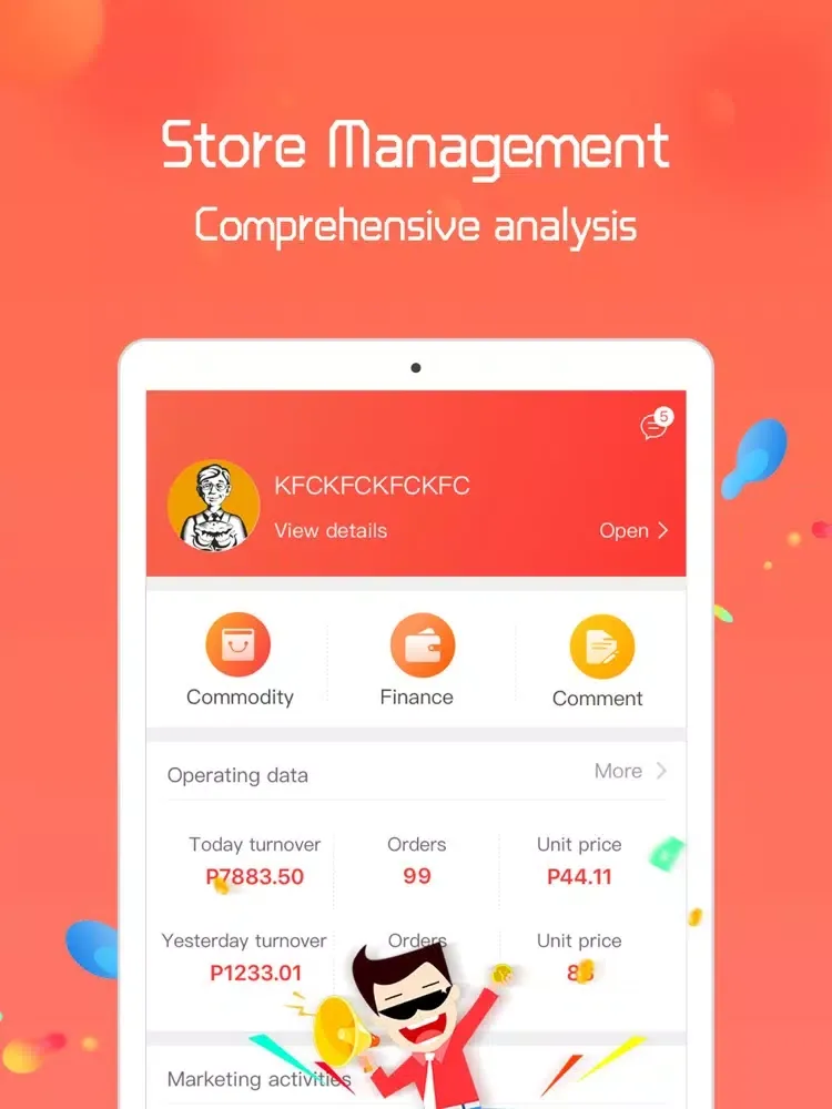 Zrzuty ekranu Loong Merchant iPad 