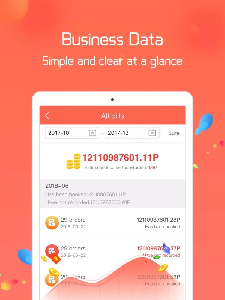 Zrzuty ekranu Loong Merchant iPad 