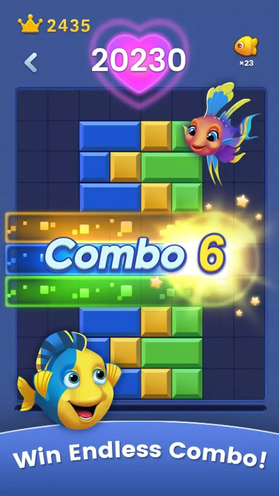 Captures d'écran de Blast Dropuzzle：Fish Rescue