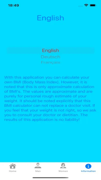 BMI App Calculator應用截圖