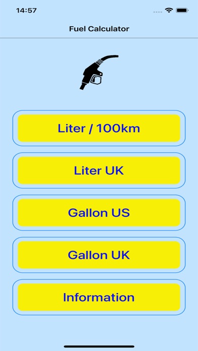 MyFuelCalc應用截圖