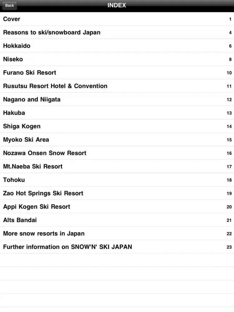 Captures d'écran de Snow'n' Ski JAPAN iPad 