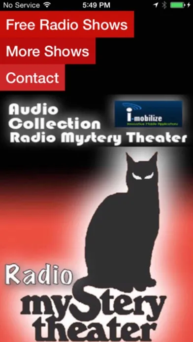 Free App Radio Mystery Theater - audioStream Screenshots