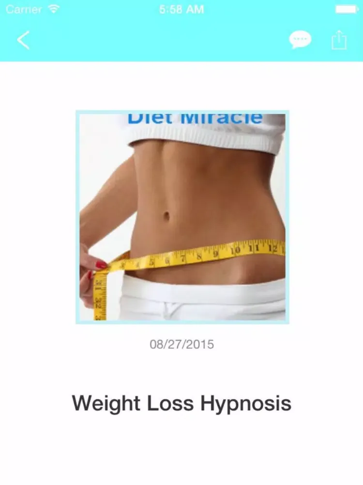 HCG Diet Miracle Customized For Your Blood Type with Hypnosis iPad 应用截图