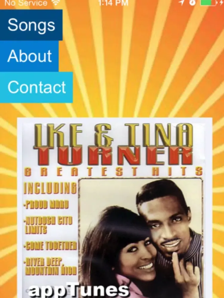 Zrzuty ekranu Ike & Tina Turner Greatest Hits - appTunes iPad 