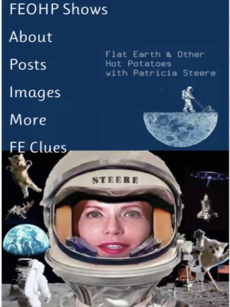 Tangkapan skrin Flat Earth and other Hot Potatoes - Patricia Steere iPad 