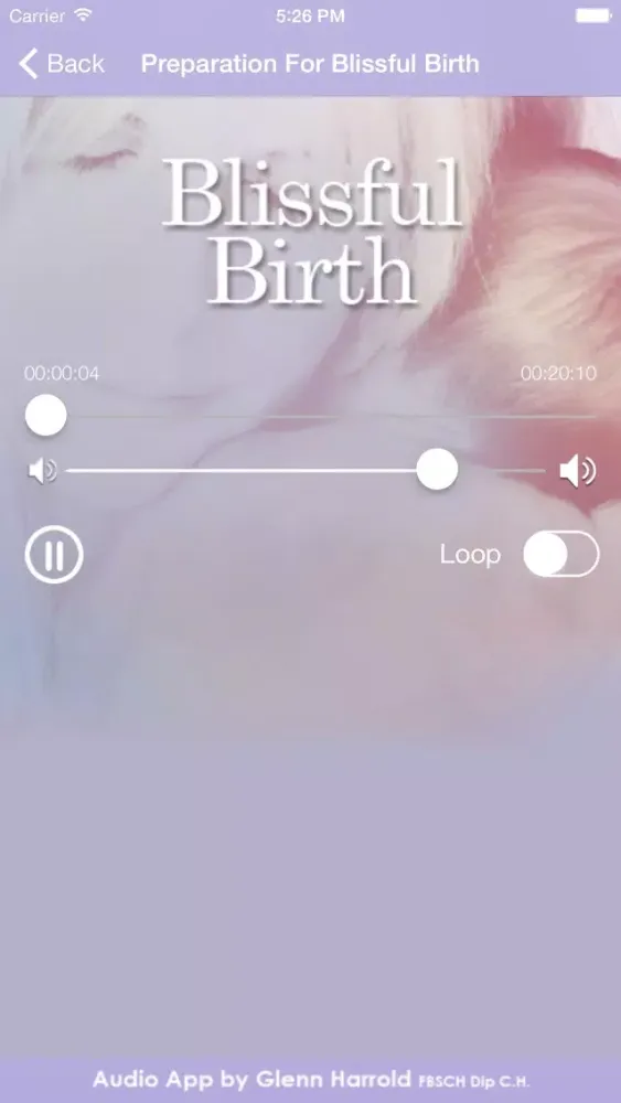 Blissful Birth by Glenn Harrold & Janey Lee Grace: Advice & Self-Hypnosis Relaxation应用截图