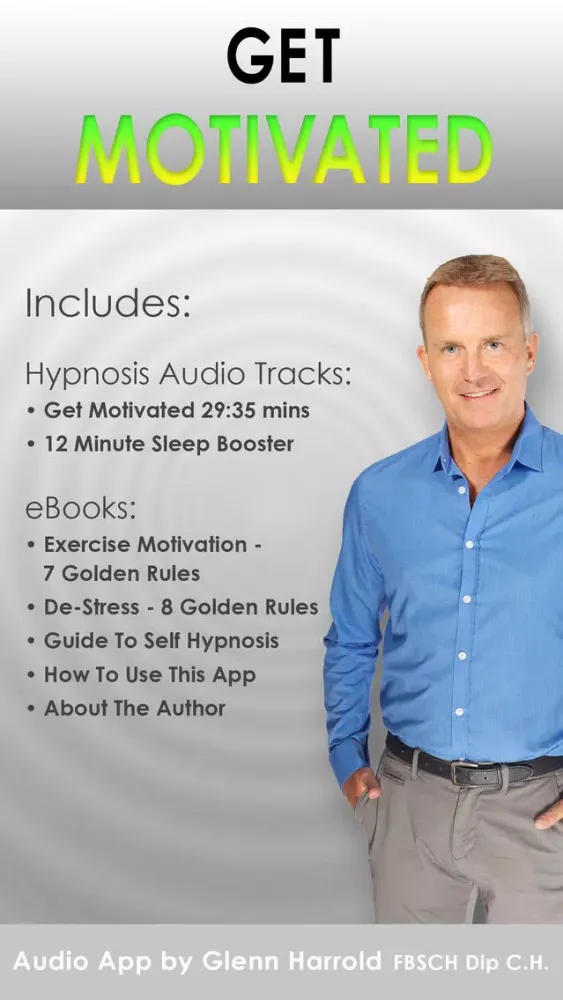Captures d'écran de Get Motivated - Positive Motivation Hypnotherapy by Glenn Harrold