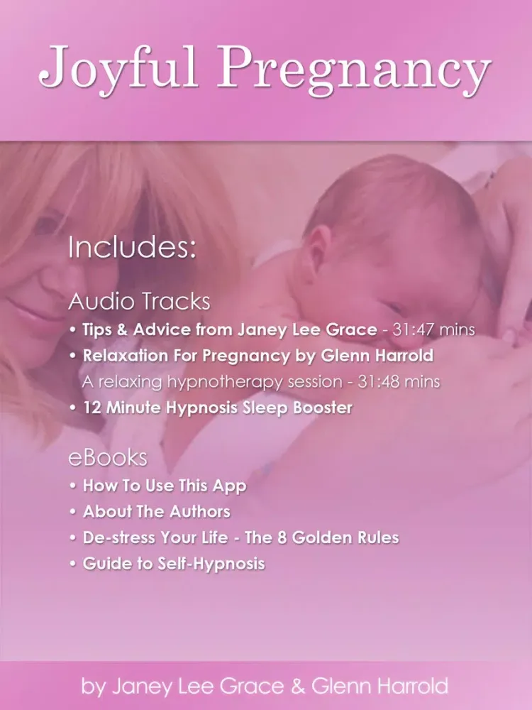 تصاویر Joyful Pregnancy by Glenn Harrold & Janey Lee Grace: Pregnancy Advice & Self-Hypnosis Relaxation iPad 