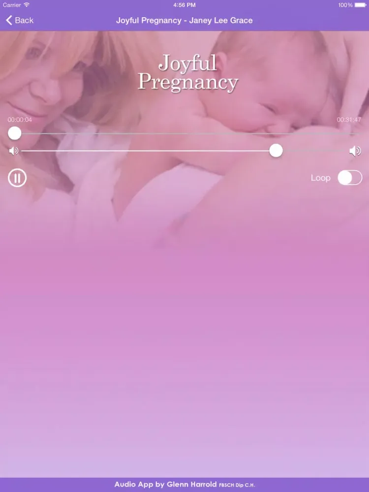 تصاویر Joyful Pregnancy by Glenn Harrold & Janey Lee Grace: Pregnancy Advice & Self-Hypnosis Relaxation iPad 