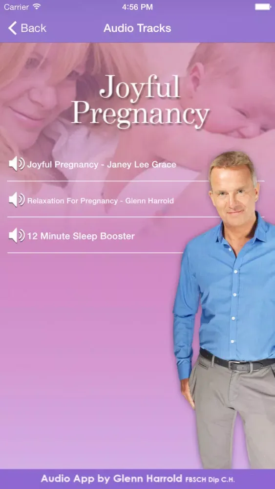 تصاویر Joyful Pregnancy by Glenn Harrold & Janey Lee Grace: Pregnancy Advice & Self-Hypnosis Relaxation