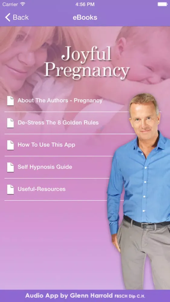 تصاویر Joyful Pregnancy by Glenn Harrold & Janey Lee Grace: Pregnancy Advice & Self-Hypnosis Relaxation