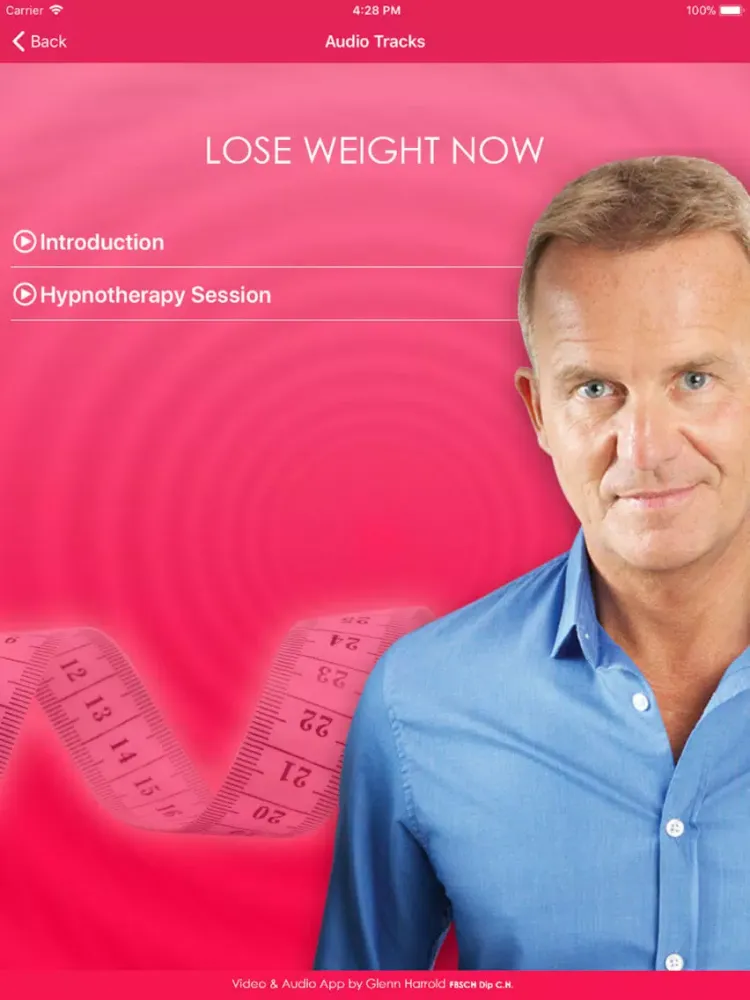 Zrzuty ekranu Lose Weight Now Hypnosis Video iPad 