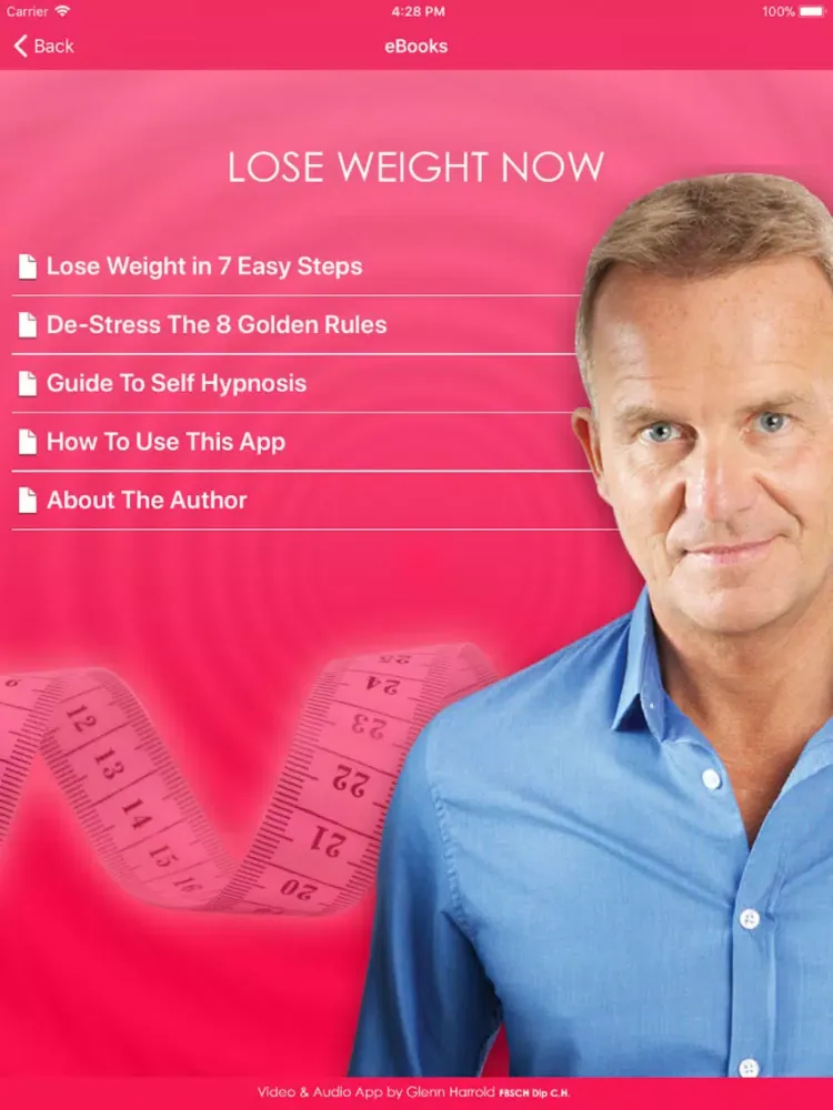 Zrzuty ekranu Lose Weight Now Hypnosis Video iPad 