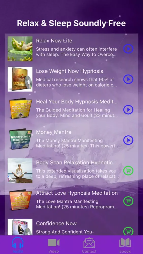 Master of Meditation and Hypnosis -Relax & Sleep سکرین شاٹس