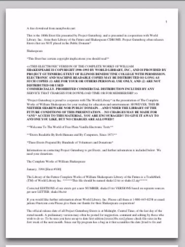 The Complete Works of W. Shakespeare by W. Shakespeare-iRead Series iPad  স্ক্রিনশট