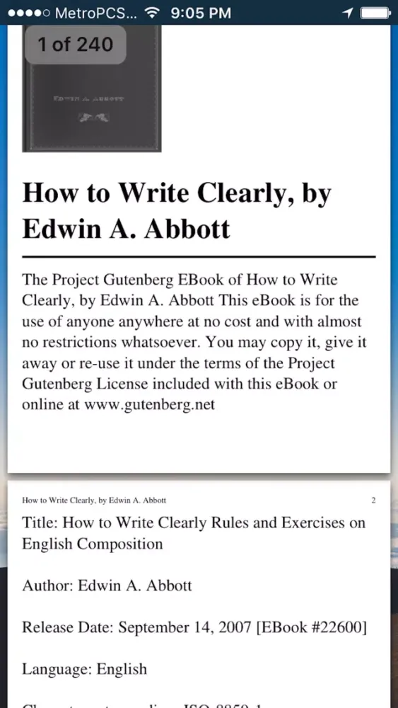 ภาพหน้าจอของ How to Write Clearly by Edwin A. Abbott