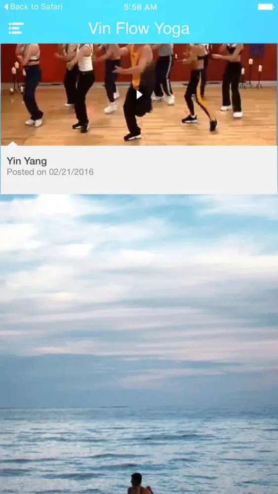 Tangkapan layar Yin/Yang Tai Chi Balanced Workout App