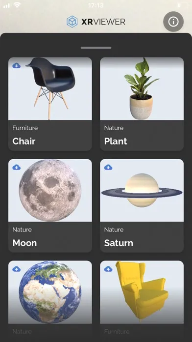 XR Viewer (Augmented Reality) سکرین شاٹس