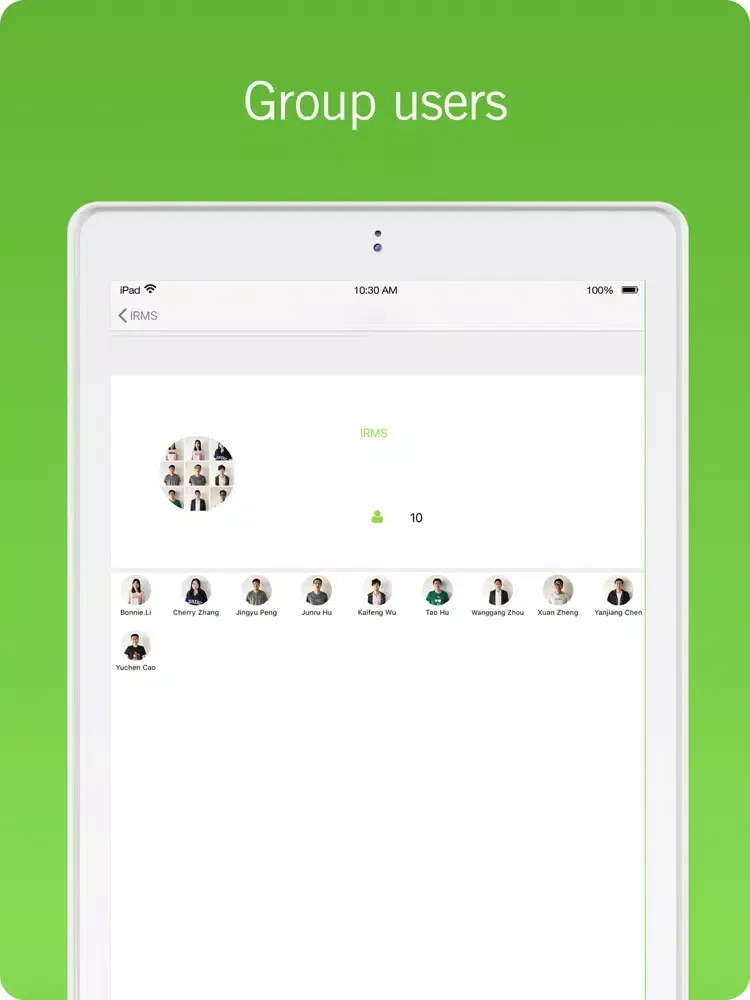 i-RMS CHAT iPad  স্ক্রিনশট