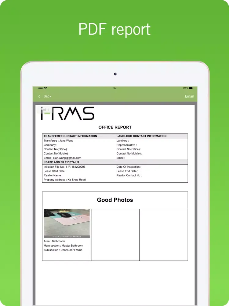 i-RMS Photo iPad  स्क्रीनशॉट