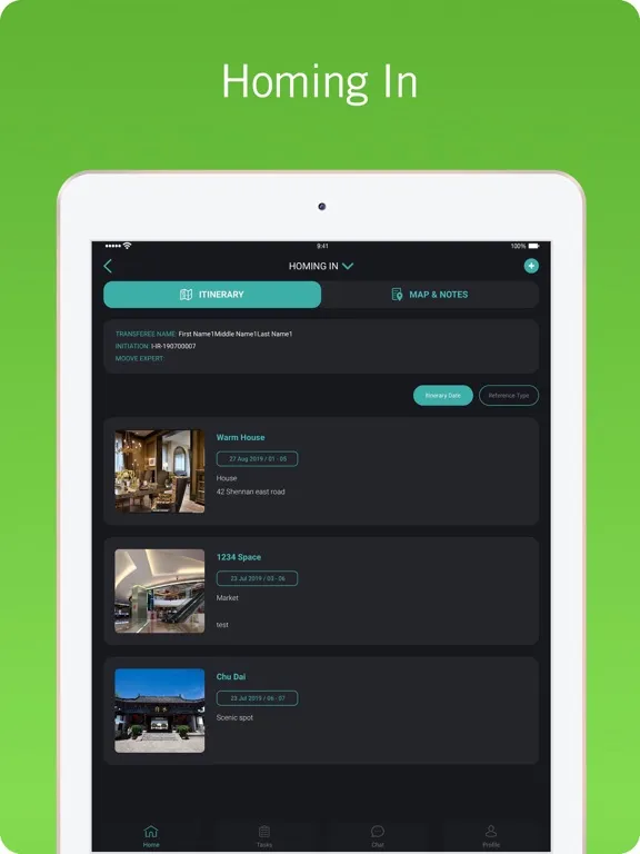 MooveMe iPad  Ekran Görüntüleri