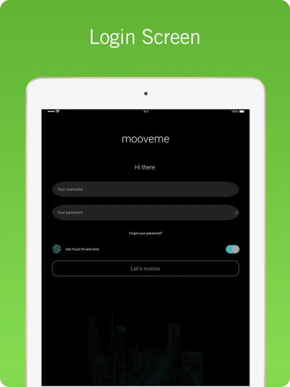 MooveMe iPad  Ekran Görüntüleri