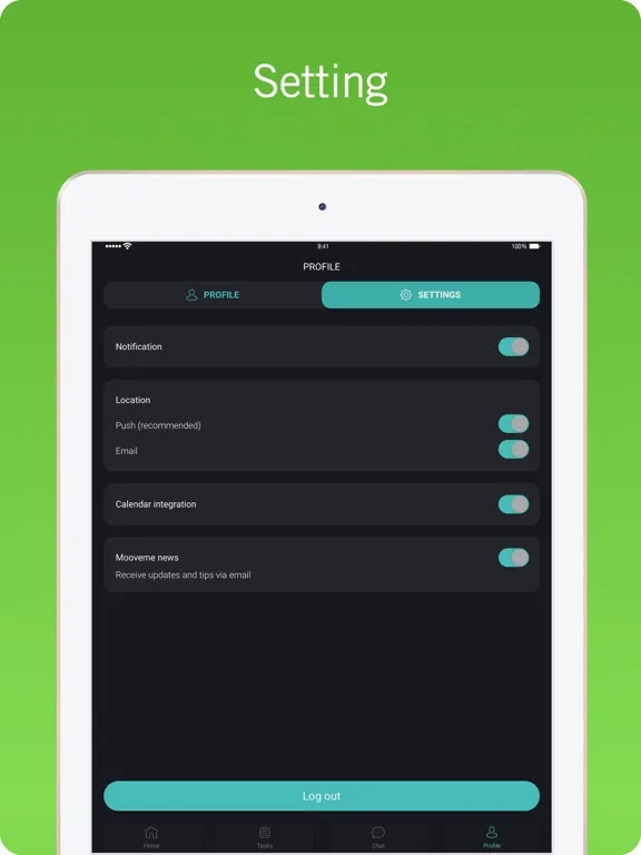 MooveMe iPad  Ekran Görüntüleri