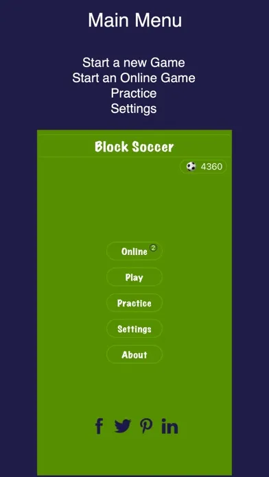 Screenshot di Block Soccer: Block to Goal