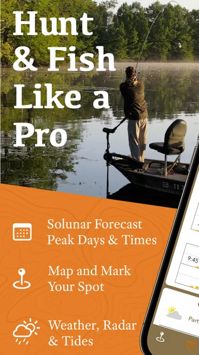 Скриншоты iSolunar™ Hunt & Fish Times