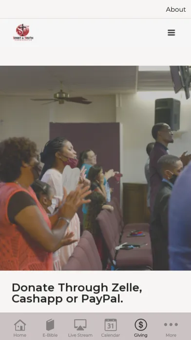 Tangkapan skrin Spirit and Truth Tabernacle